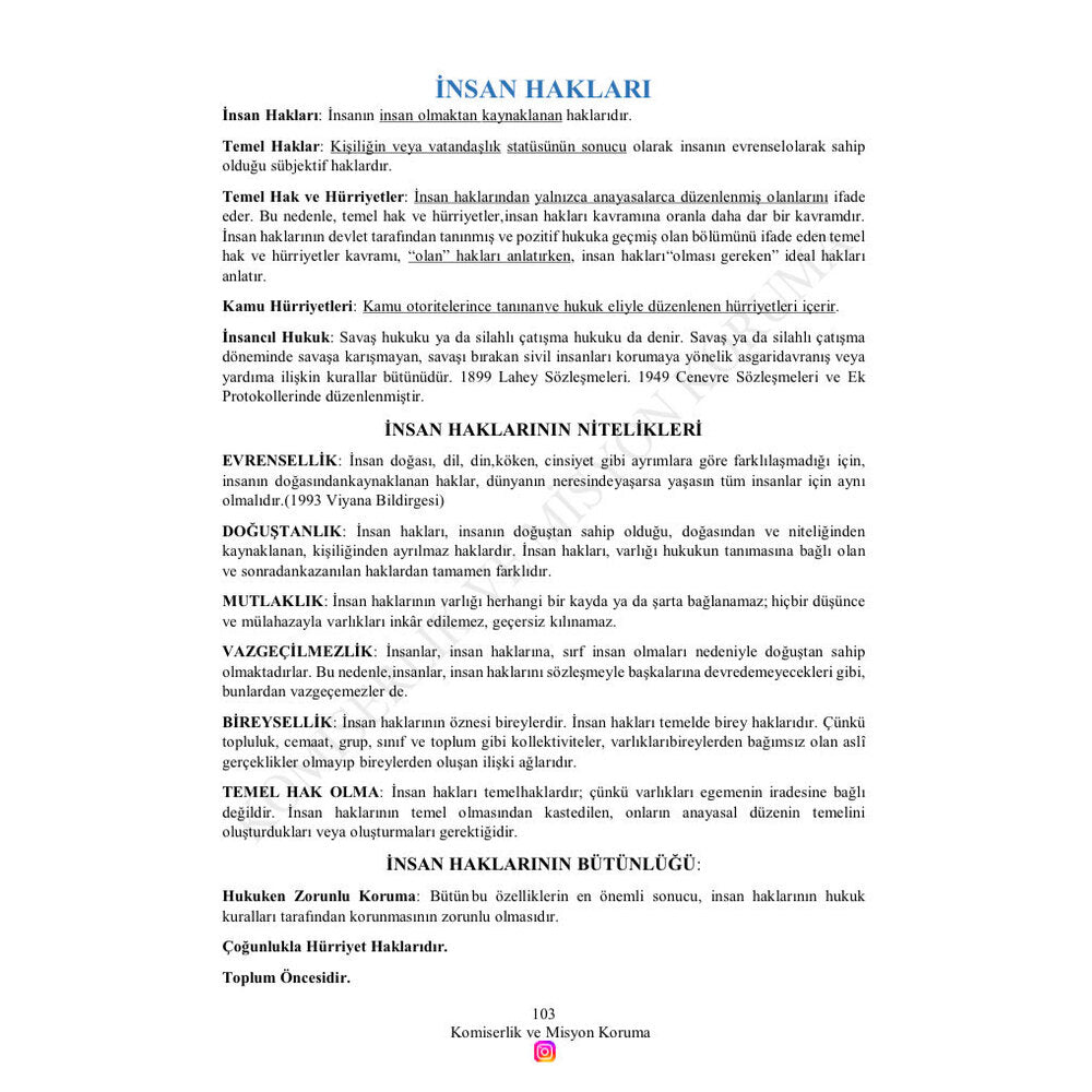 2025 | PAEM Hukuk Ders Notları (6 Dersin Notu)
