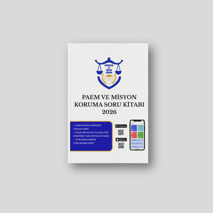 2026 | Misyon Koruma İçin Tüm Dersler ve Sorular 5’li Set + Mobil Uygulama Hediyeli