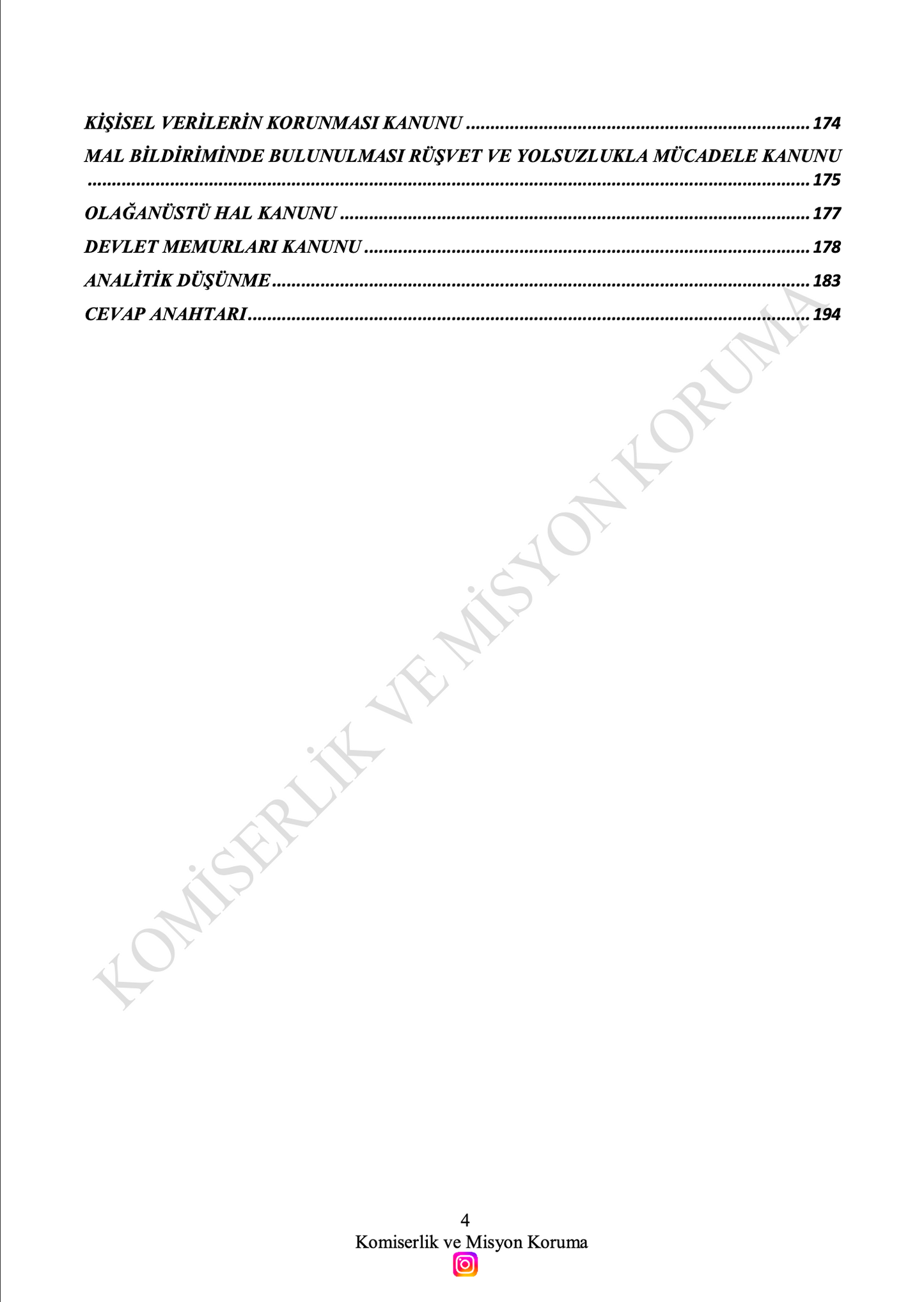 2026 | Paem ve Misyon Koruma Tüm Dersler Soru Kitabı