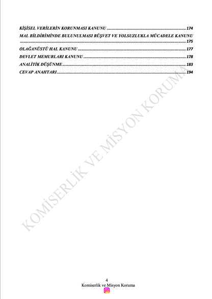 2026 | Paem ve Misyon Koruma Tüm Dersler Soru Kitabı