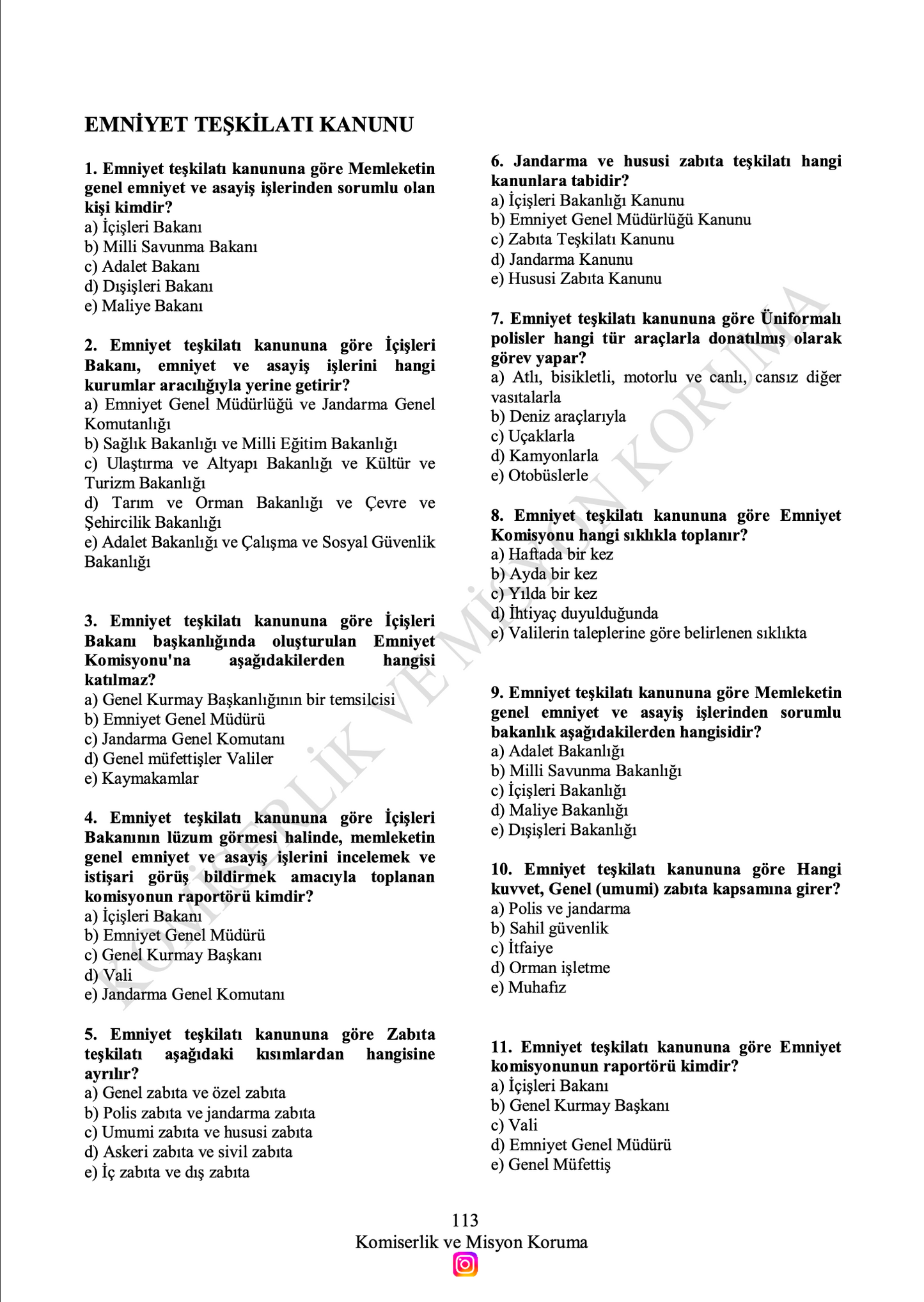 2026 | Paem ve Misyon Koruma Tüm Dersler Soru Kitabı