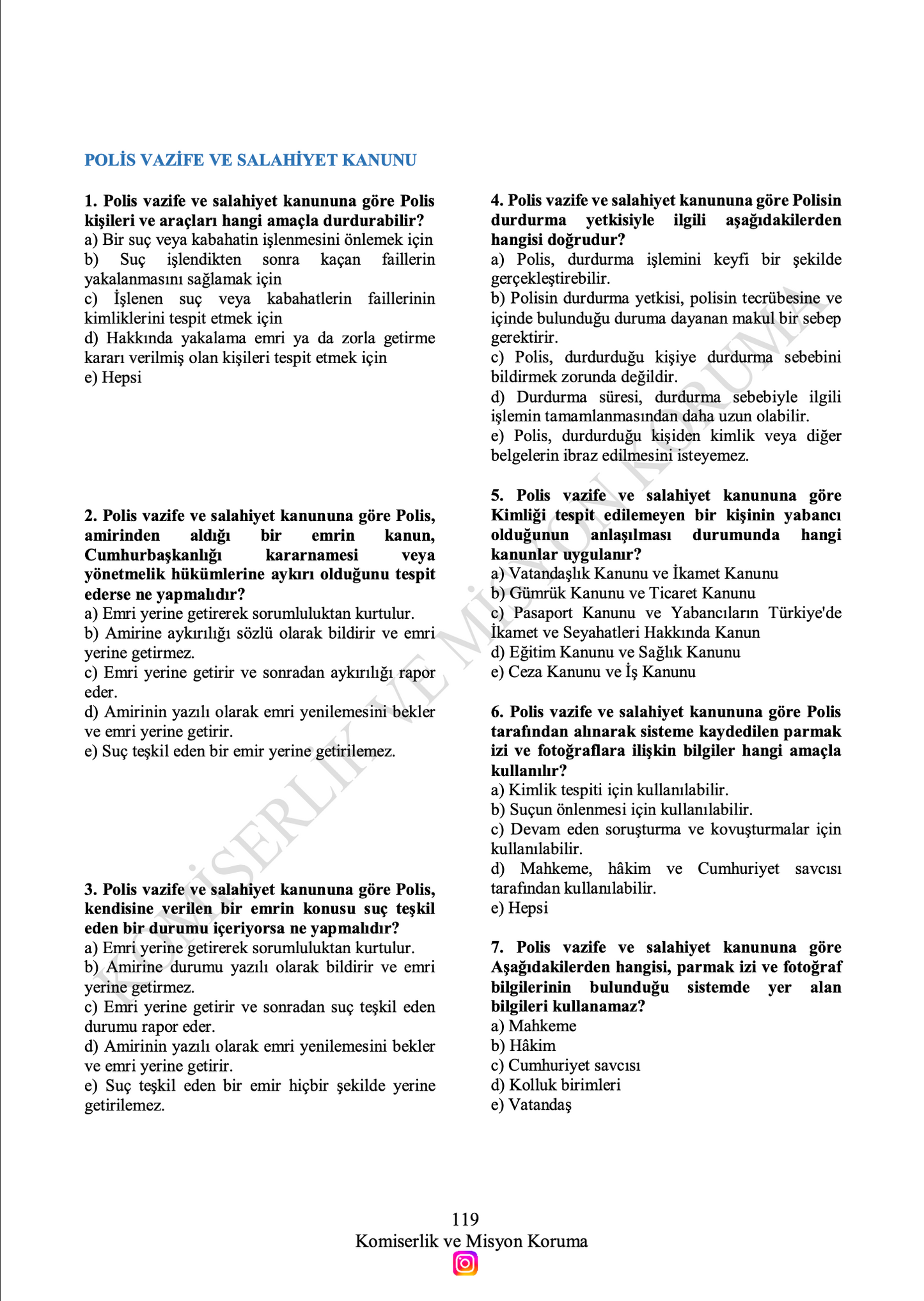 2026 | Paem ve Misyon Koruma Tüm Dersler Soru Kitabı