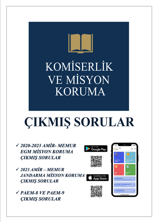 2026 | Paem ve Misyon Koruma Çıkmış Sorular (2020-2025 Son 5 Yıl)