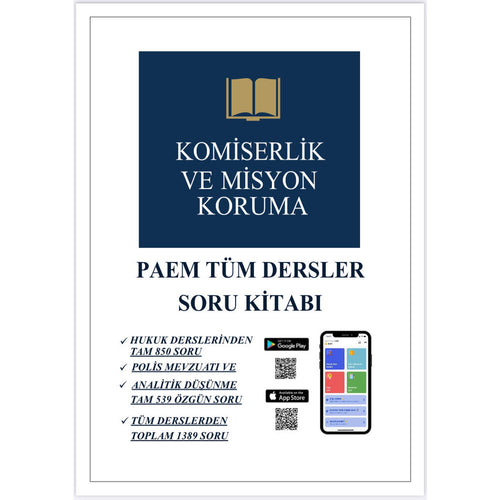 2025 | Paem Tüm Dersler Soru Kitabı