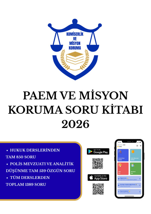 2026 | Paem ve Misyon Koruma Tüm Dersler Soru Kitabı